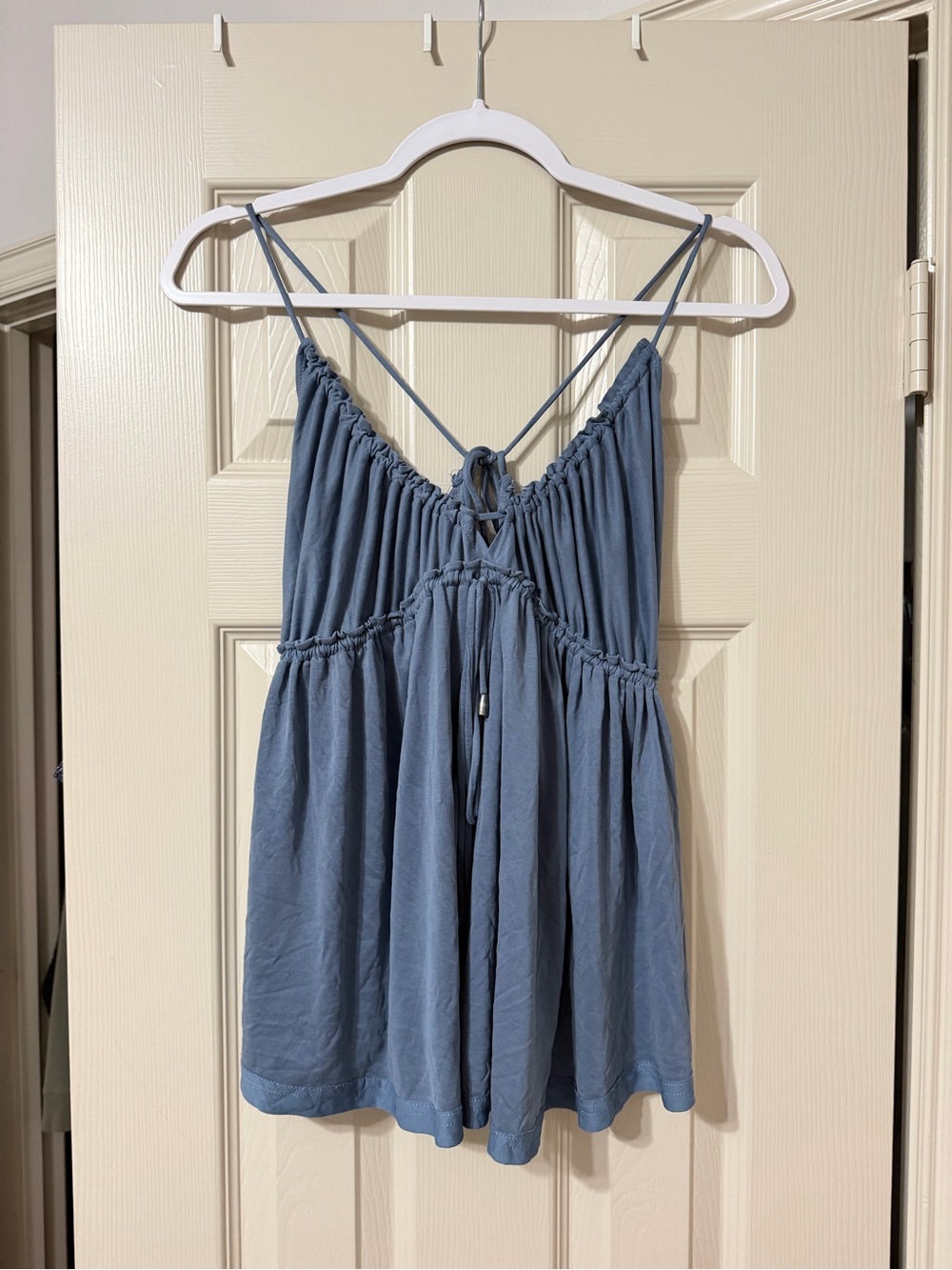 Free People Blue Tank Top